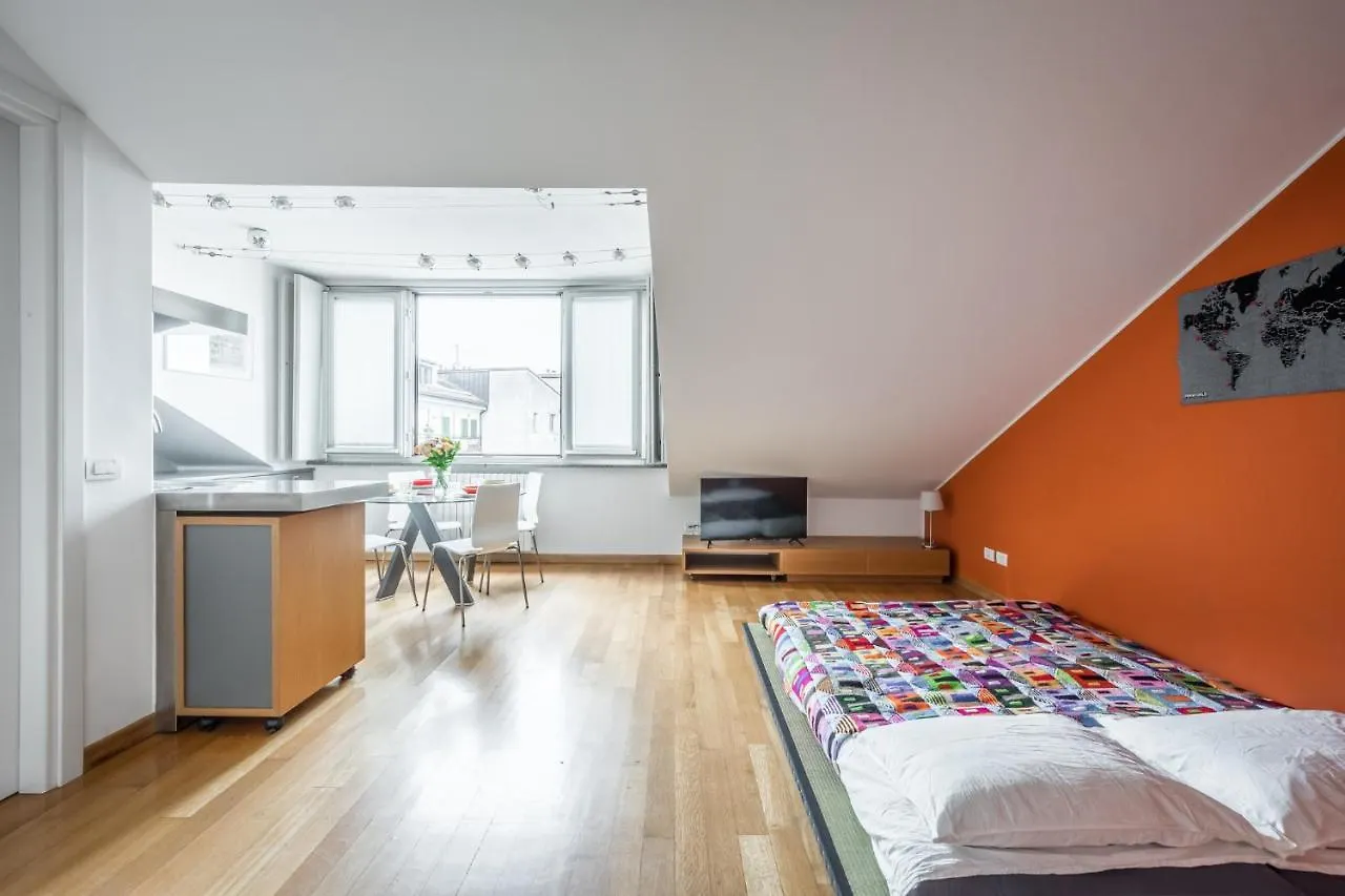 Appartement The Orange Attic - Navigli Area à Milan 0*,